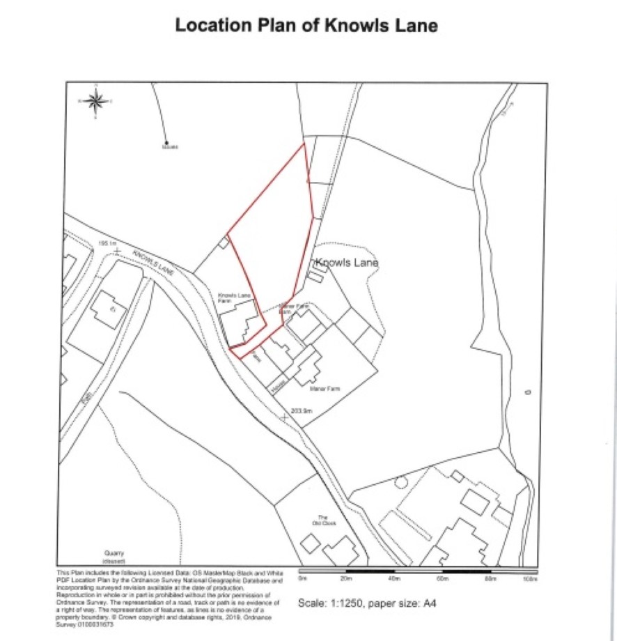 Land to the rear of Knowls Lane Farm, Knowls Lane, Lees, Oldham , Manchester, OL4 5RX