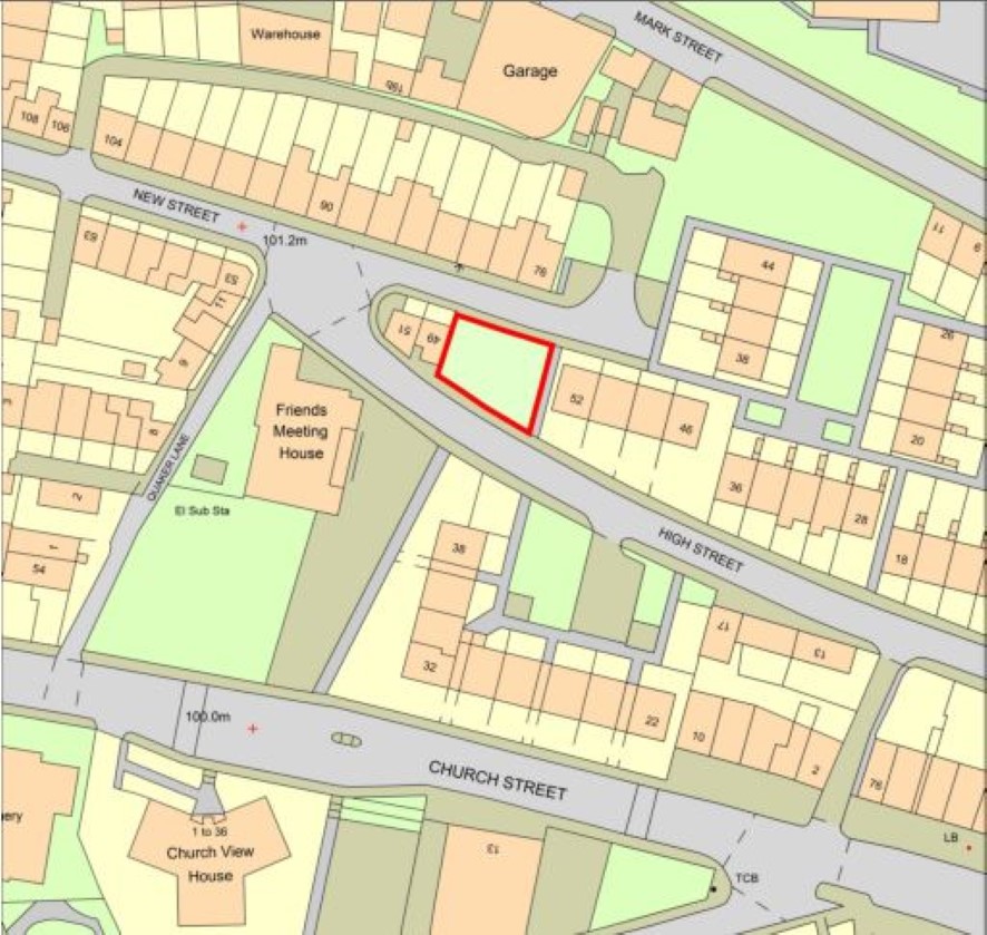 Land Between 49 New Street And 52 High Street, Huddersfield, West Yorkshire, HD1 4SP