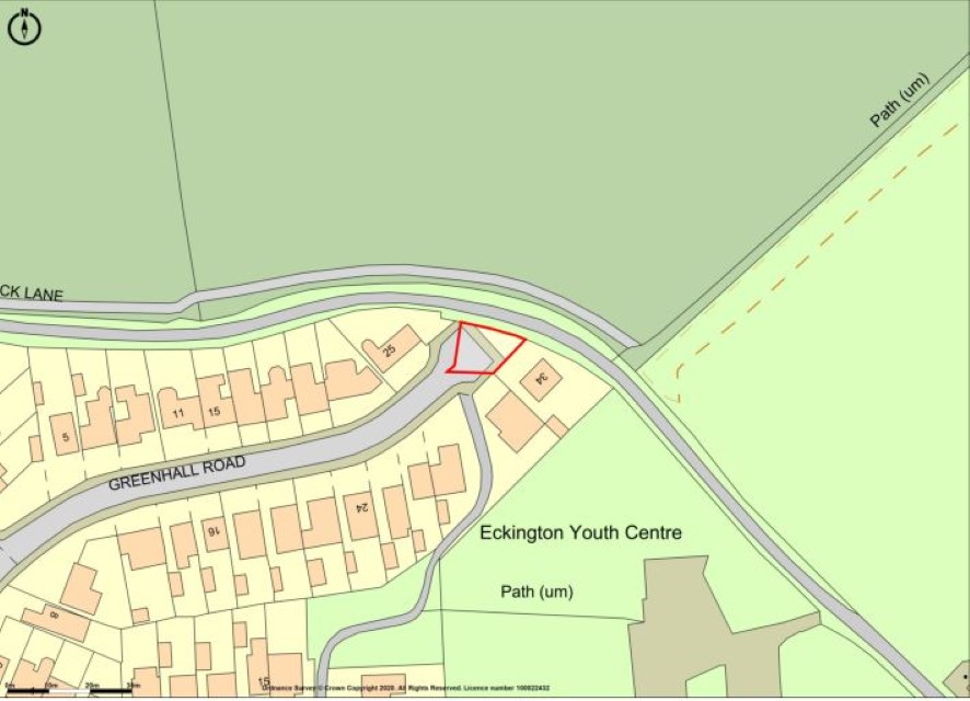 Parcel Of Land At The Front Of 34 Greenhall Road, Eckington, Sheffield, South Yorkshire, S21 4GX
