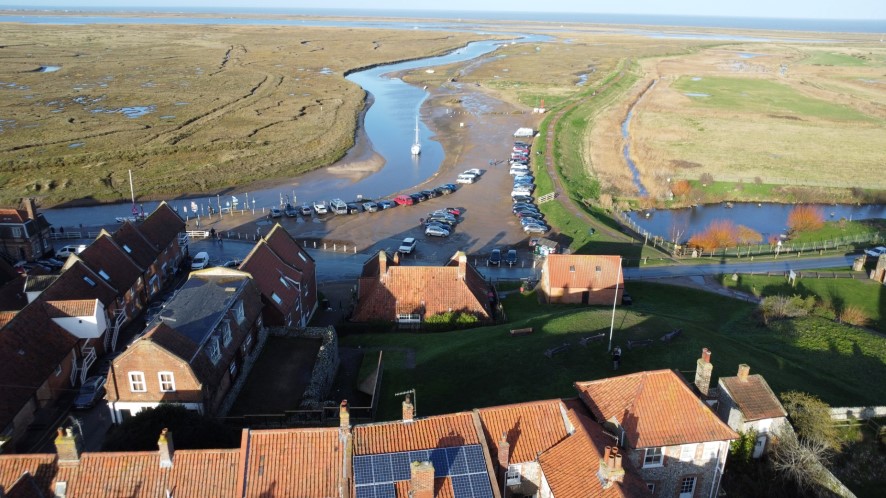 Views over Blakeney salt marshes 