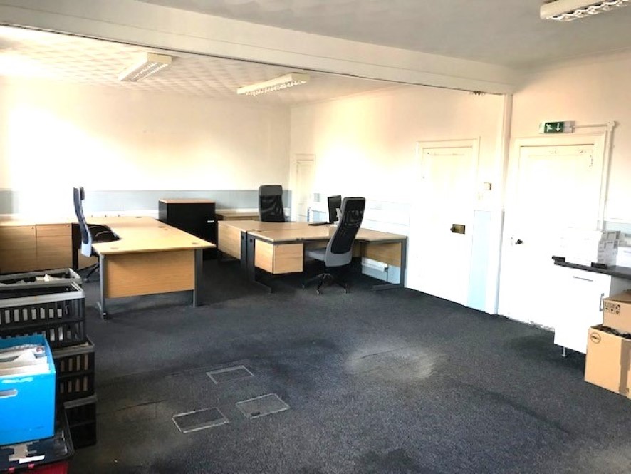 Open plan office space 