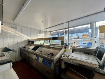 Inside the fish and chip shop at 385 spring road, ipswich