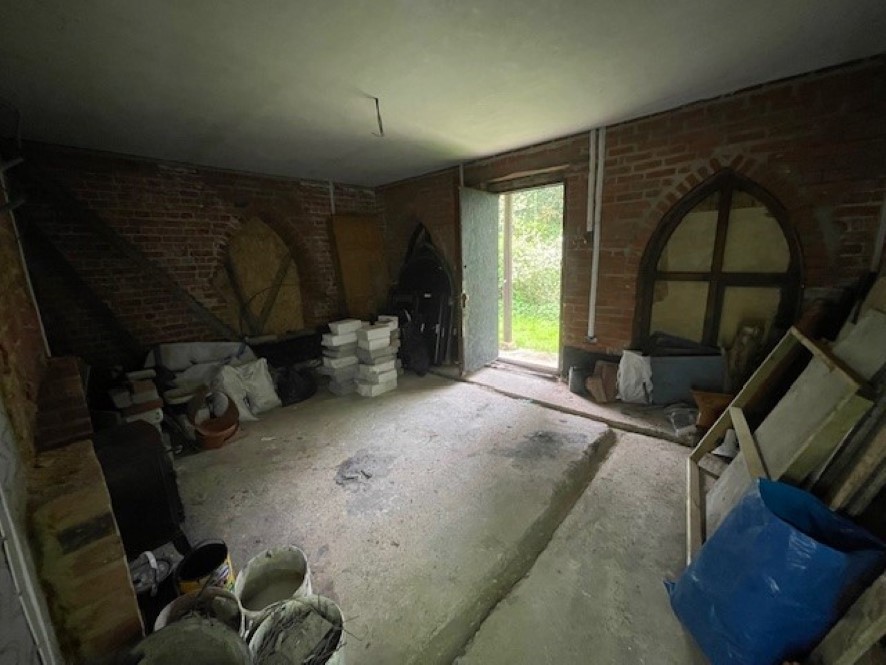 Interior of the property in need of renovation