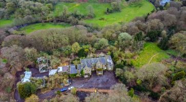 Taxal Lodge site aerial view