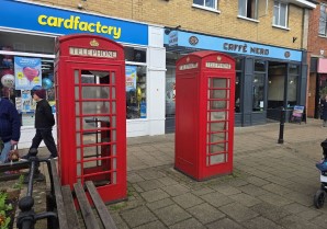 Property for Auction in London - Two Telephone Kiosks at 271 High Street, Epping, Essex, CM16 4DA