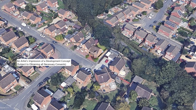 Property for Auction in London - Land Adjacent to 29 Selby Crescent, Freshbrook, Swindon, Wiltshire