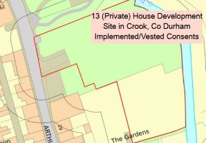 Property for Auction in London - Land to the East of Arthur Street, Crook, County Durham, DL15 9DU