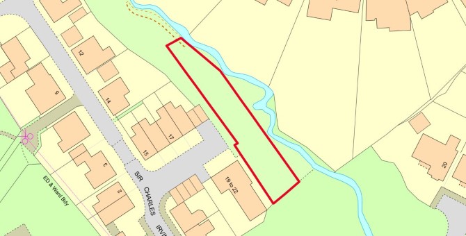 Land at 19-20 Sir Charles Irving Close, Cheltenham, Gloucestershire, GL50 2DS