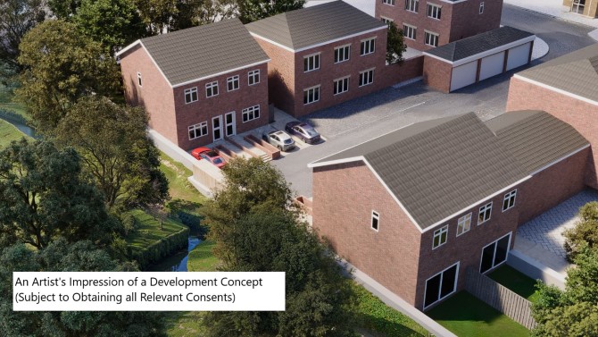 Land at 19-20 Sir Charles Irving Close, Cheltenham, Gloucestershire, GL50 2DS